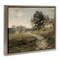 Stupell Industries Vintage Farmhouse Scenic Landscape Floating Frame, design by Riley B